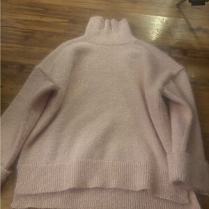 Kate spade New York pink glitter turtleneck